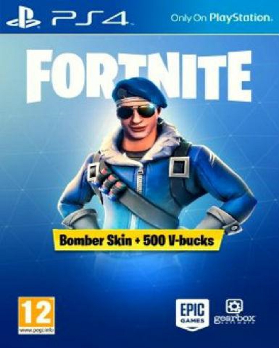 Fortnite (код)(bomber pack)(v-baks) (PS4)