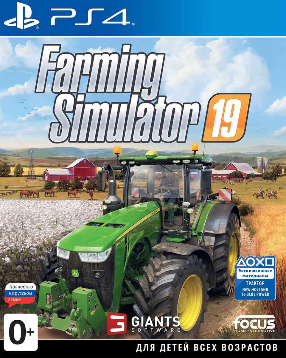 Farming Simulator 2019 (PS4, русская версия)